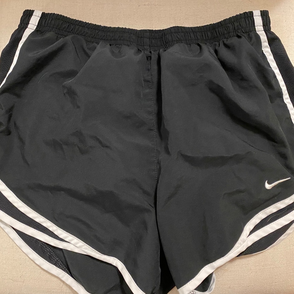 Black Nike athletic shorts